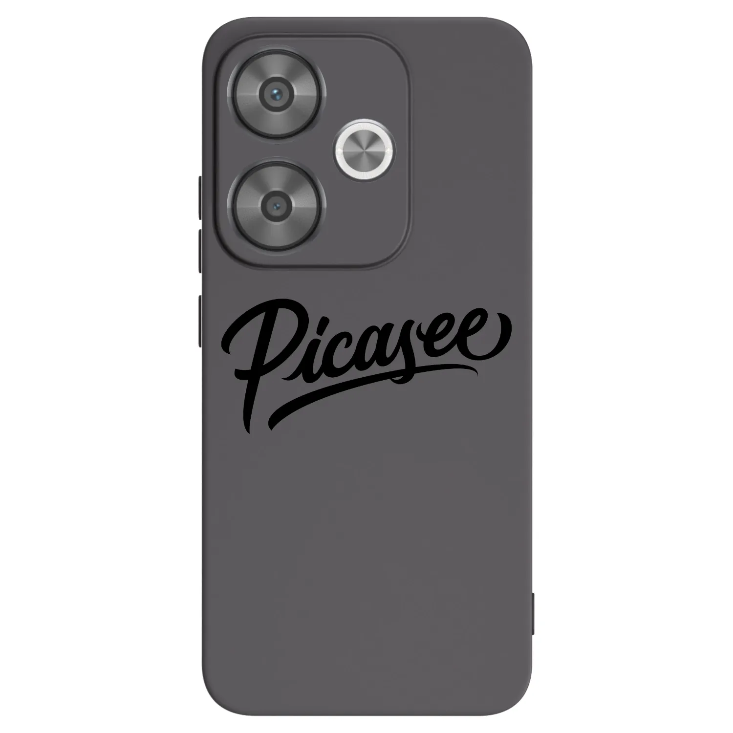 Picasee Μαύρη θήκη σιλικόνης για Xiaomi Poco F6 - Picasee - old logo - black