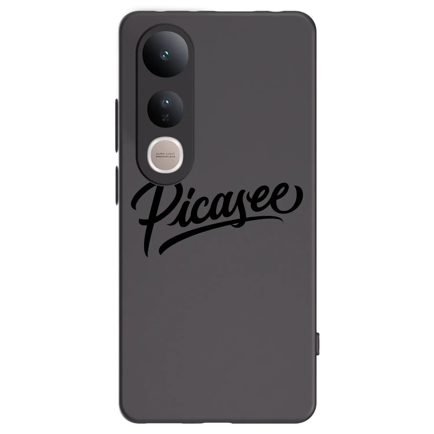 Picasee Μαύρη θήκη σιλικόνης για Vivo V50 Lite 5G - Picasee - old logo - black