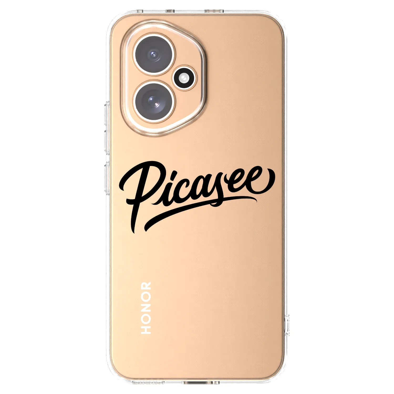 Picasee διαφανής θήκη σιλικόνης Honor 400 5G - Picasee - old logo - black