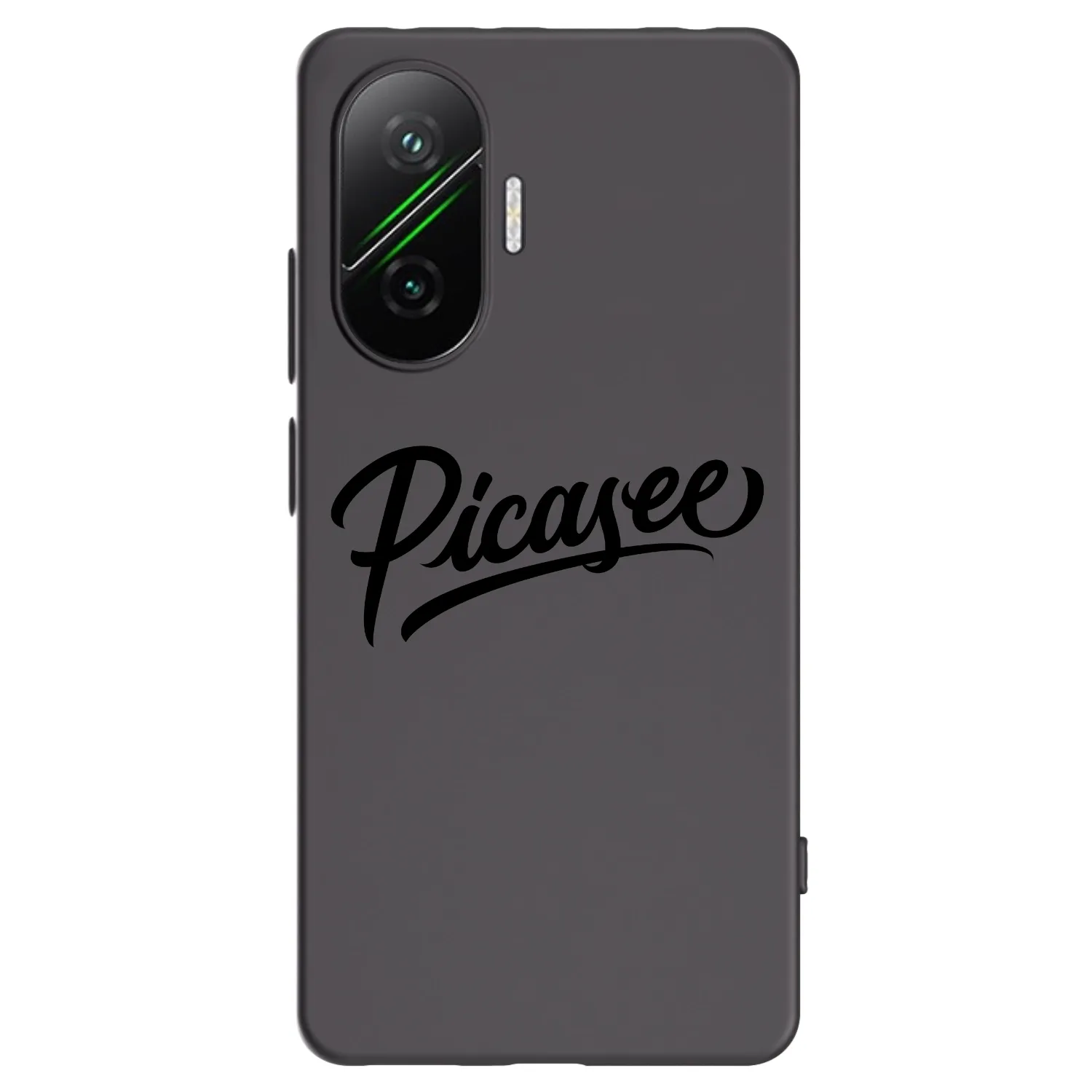 Picasee Μαύρη θήκη σιλικόνης για Xiaomi Poco F7 5G - Picasee - old logo - black