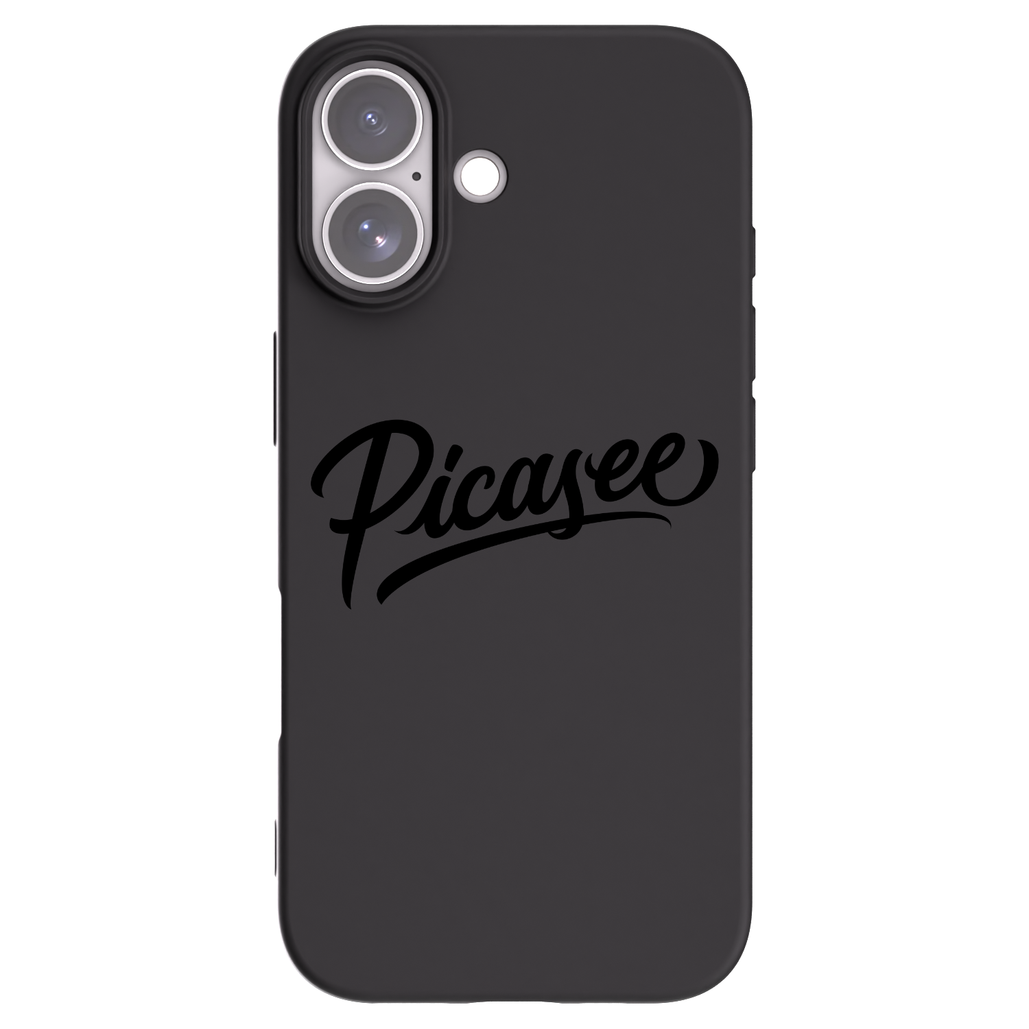 Picasee Μαύρη θήκη σιλικόνης για Apple iPhone 17 - Picasee - old logo - black