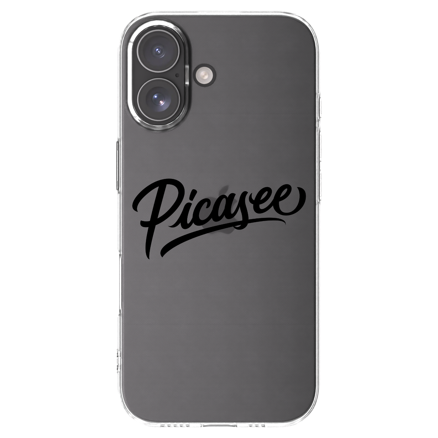Picasee διαφανής θήκη σιλικόνης Apple iPhone 17 - Picasee - old logo - black
