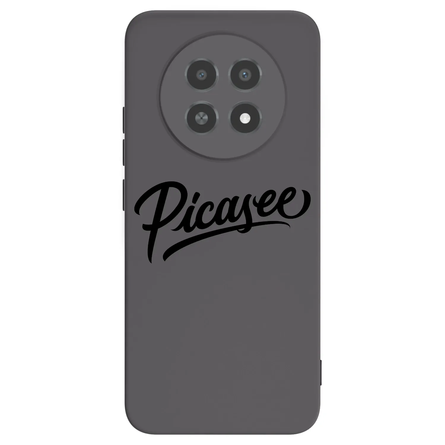 Picasee Μαύρη θήκη σιλικόνης για Realme 12X - Picasee - old logo - black