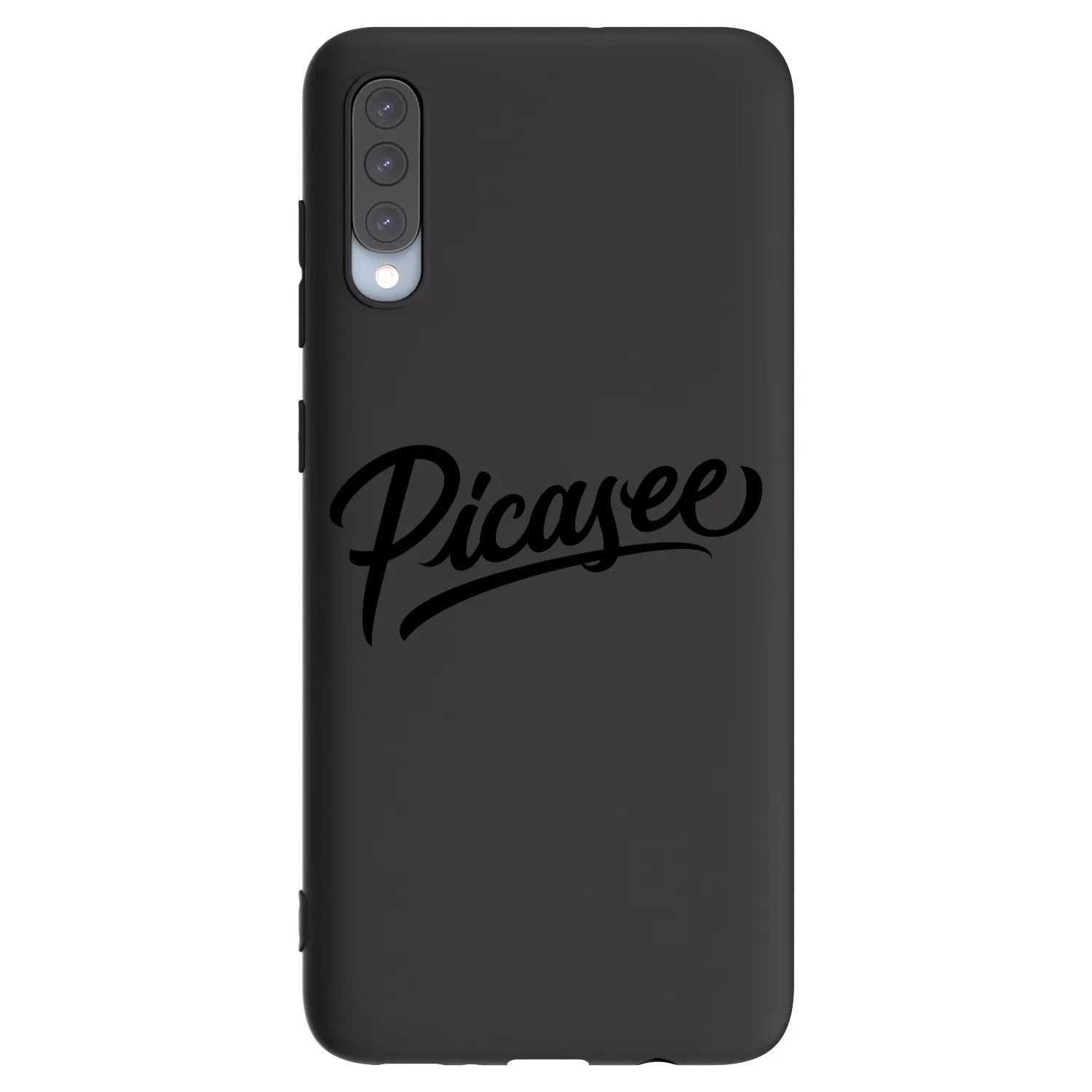 Picasee Μαύρη θήκη σιλικόνης για Samsung Galaxy A70 A705F - Picasee - old logo - black