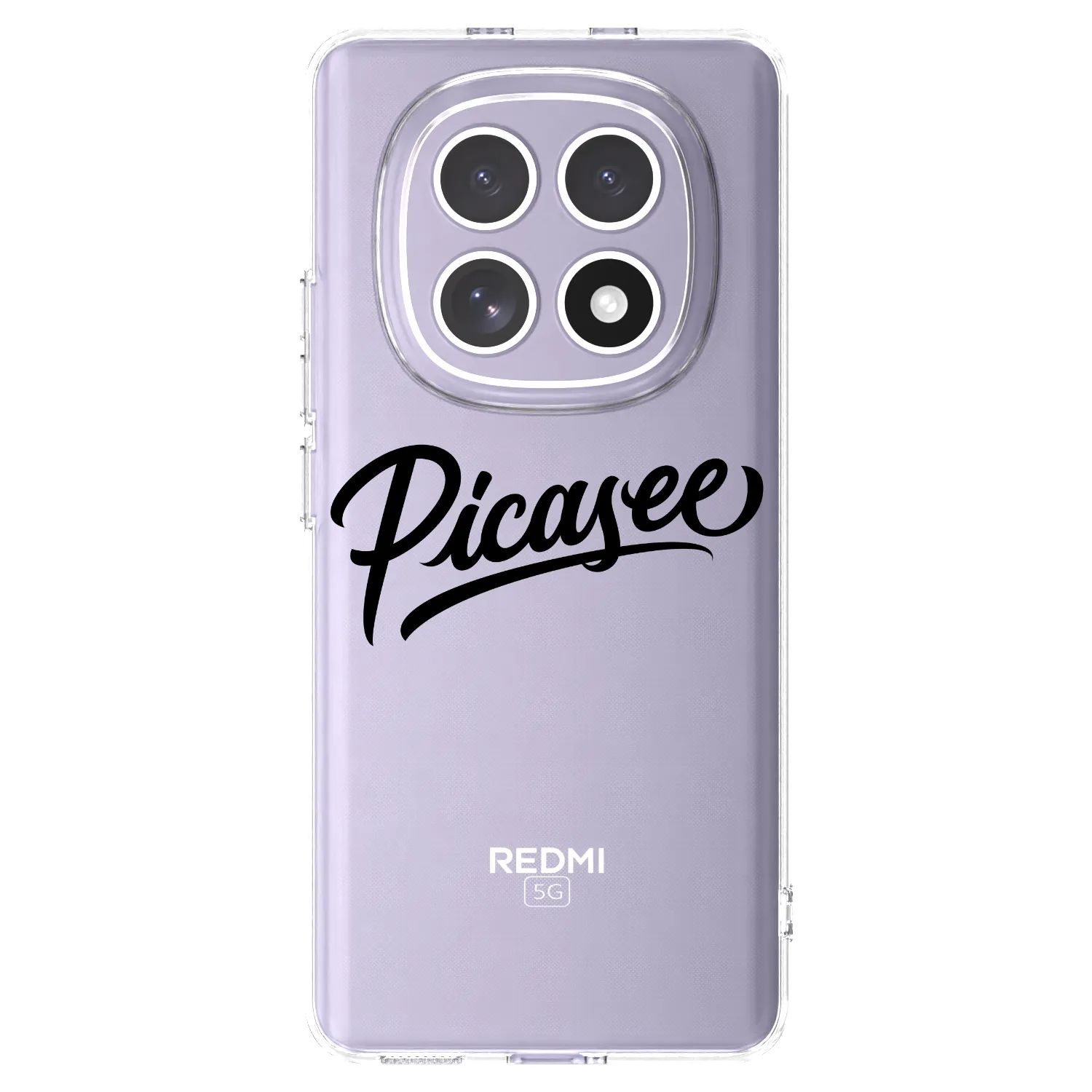 Picasee διαφανής θήκη σιλικόνης Xiaomi Redmi Note 15 - Picasee - old logo - black