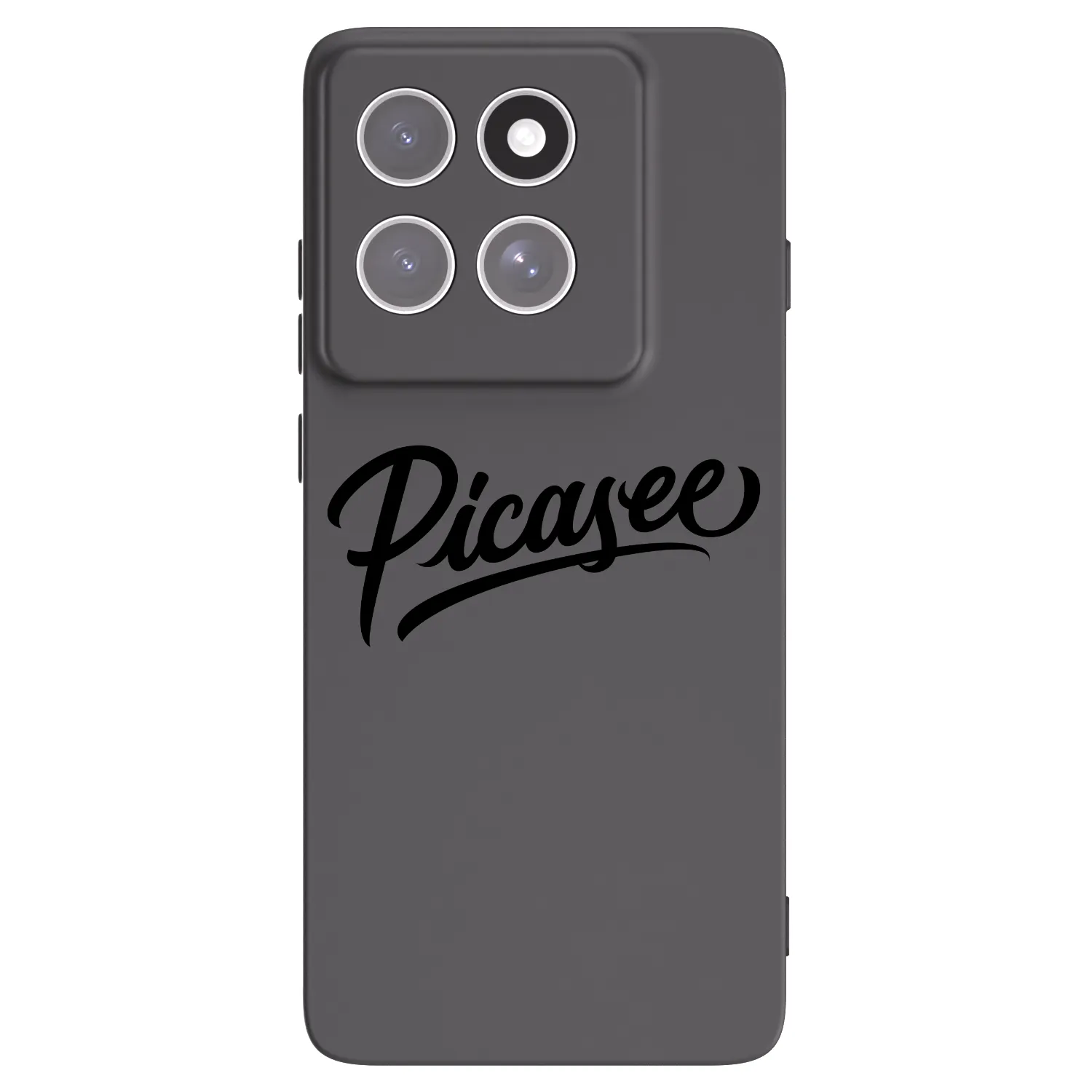 Picasee Μαύρη θήκη σιλικόνης για Motorola Edge 60 Fusion - Picasee - old logo - black