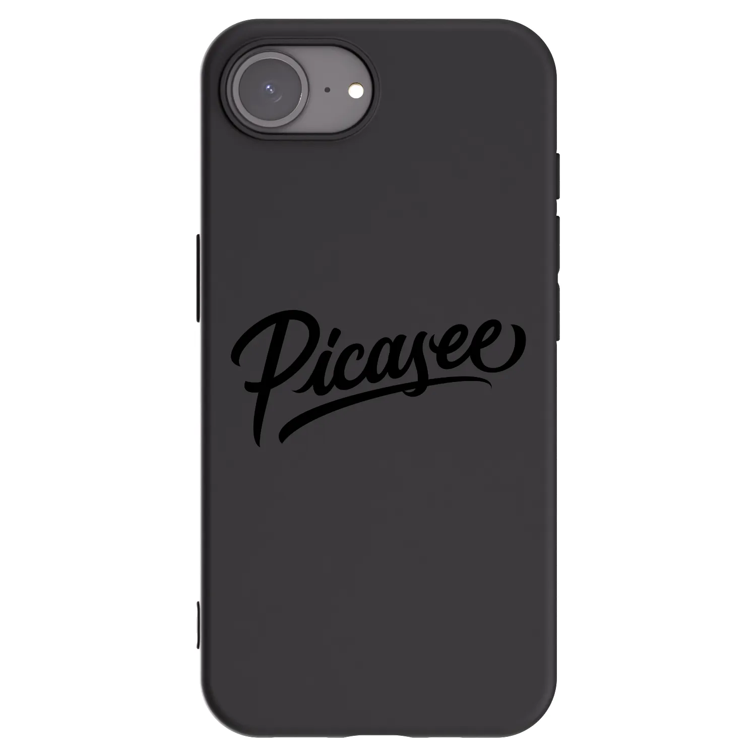 Picasee Μαύρη θήκη σιλικόνης για Apple iPhone 17e - Picasee - old logo - black