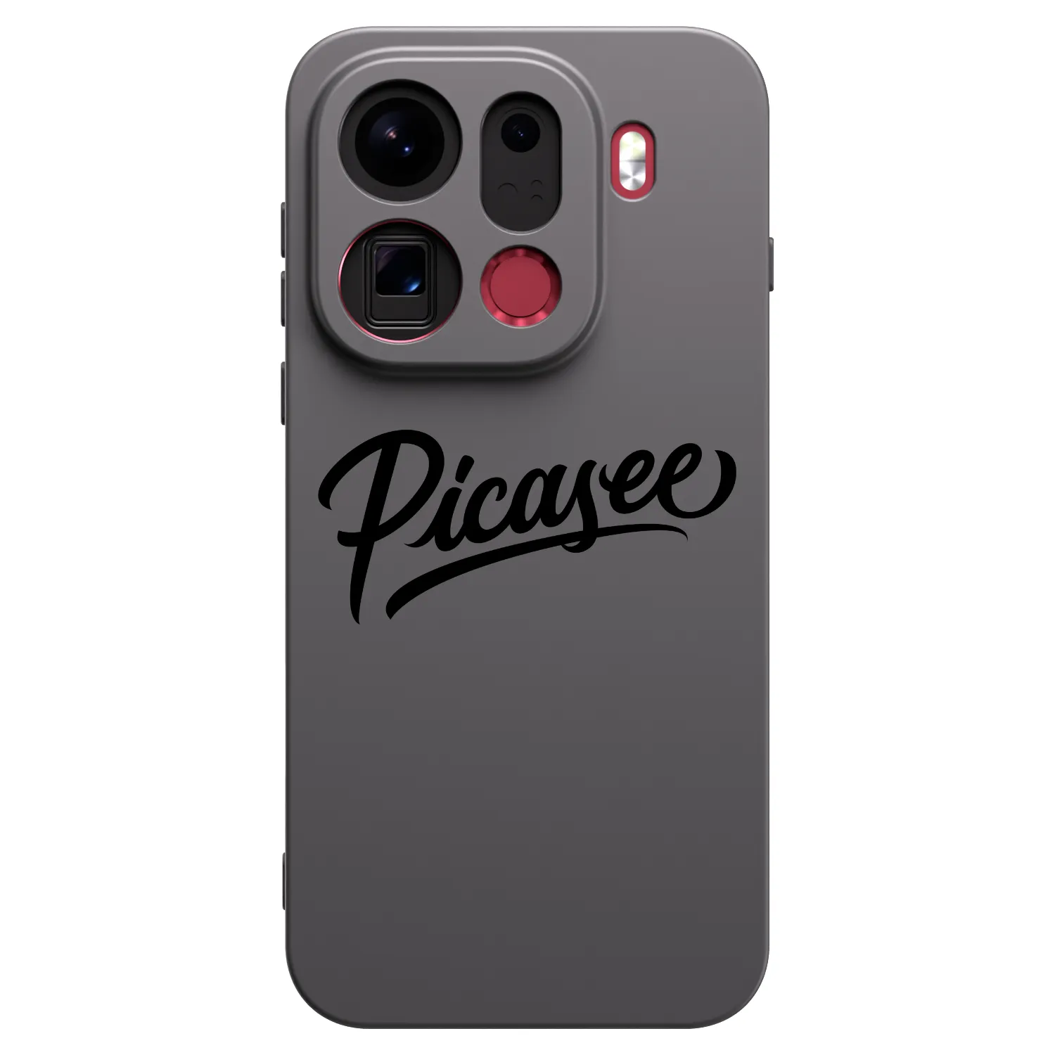 Picasee Μαύρη θήκη σιλικόνης για OPPO Find X9 Pro - Picasee - old logo - black