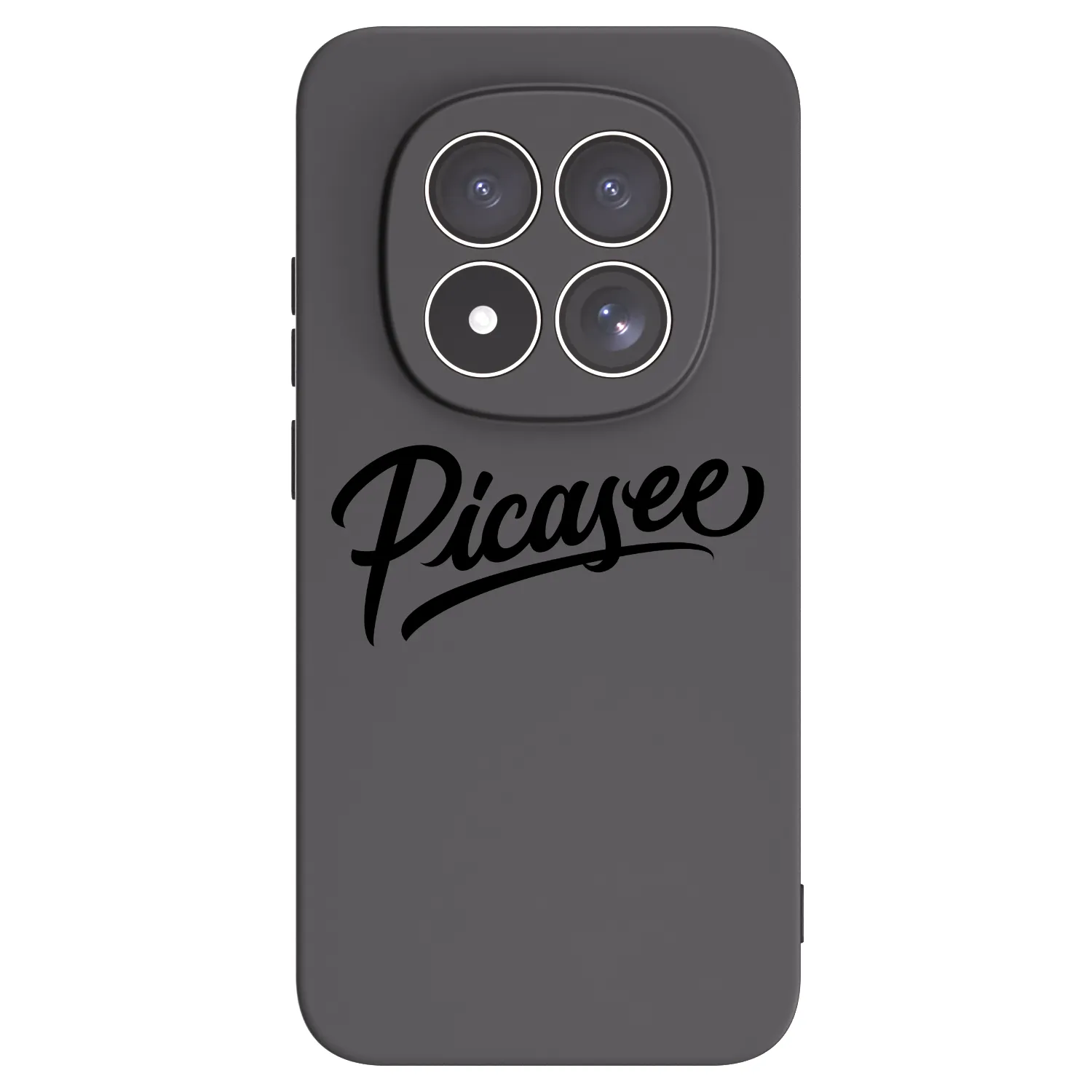 Picasee Μαύρη θήκη σιλικόνης για Xiaomi Redmi Note 15 Pro 5G - Picasee - old logo - black