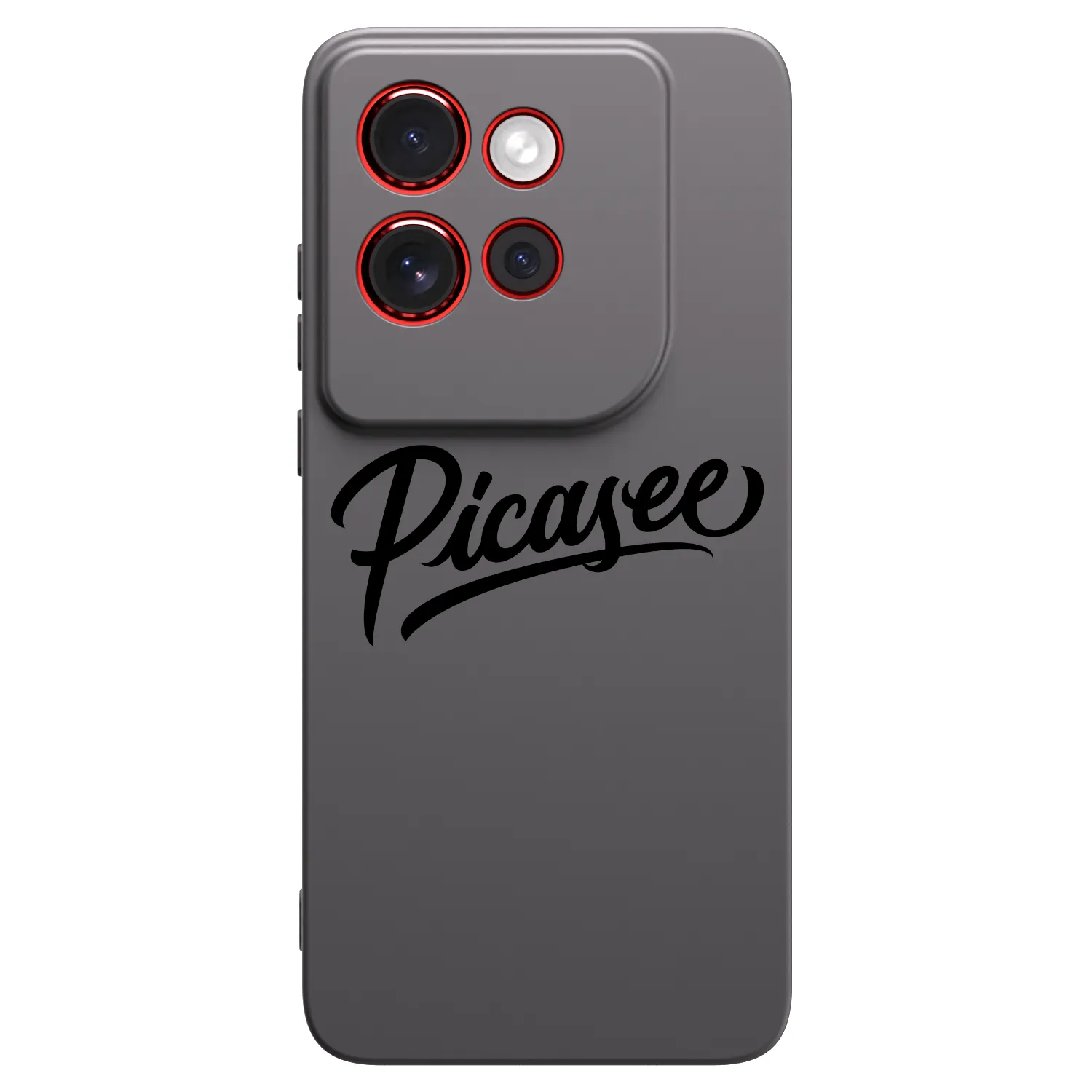 Picasee Μαύρη θήκη σιλικόνης για Motorola Edge 60 Neo 5G - Picasee - old logo - black