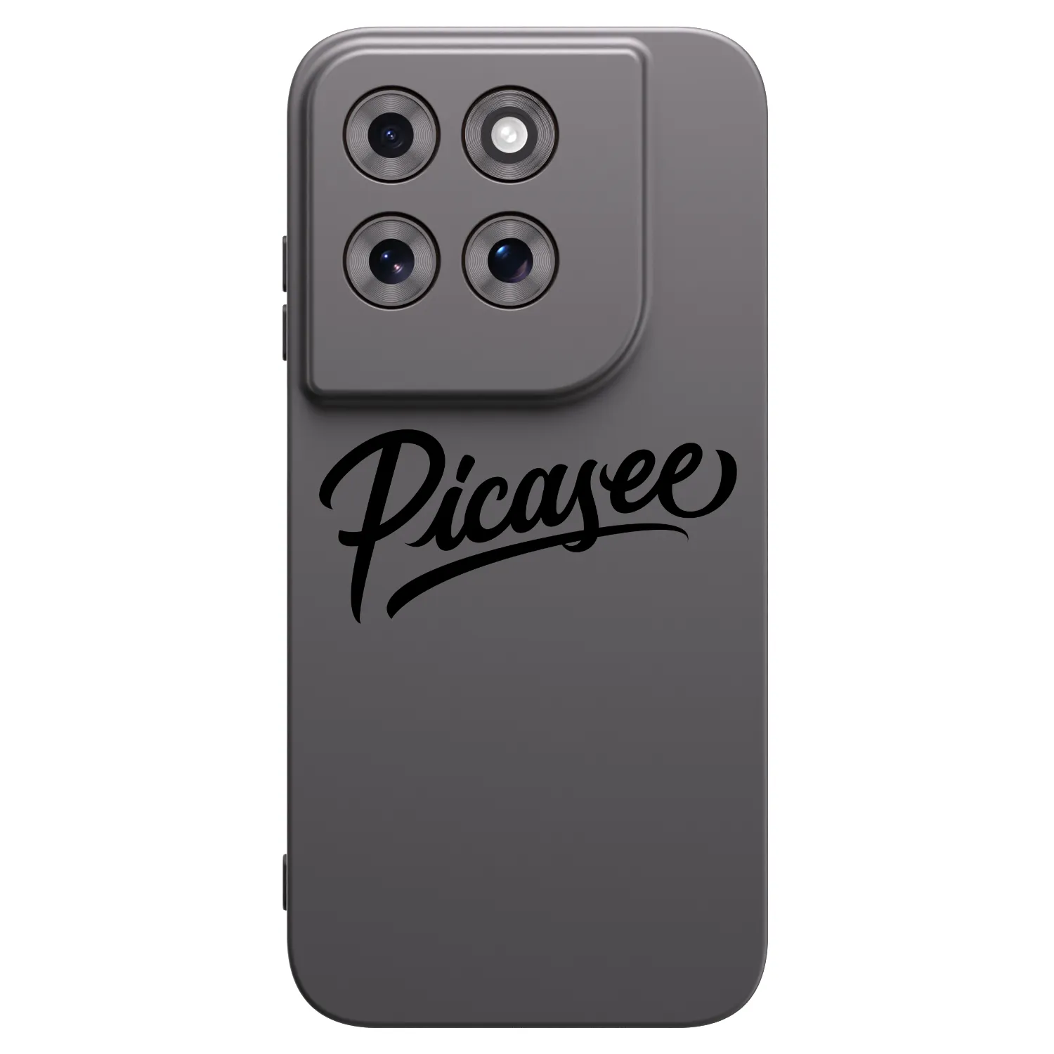 Picasee Μαύρη θήκη σιλικόνης για Motorola Moto G77 - Picasee - old logo - black