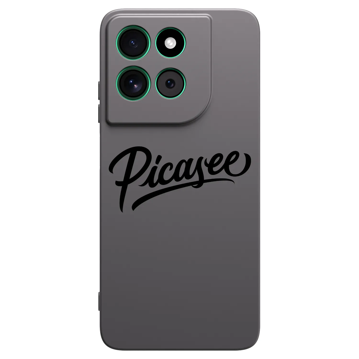 Picasee Μαύρη θήκη σιλικόνης για Motorola Moto G57 Power - Picasee - old logo - black