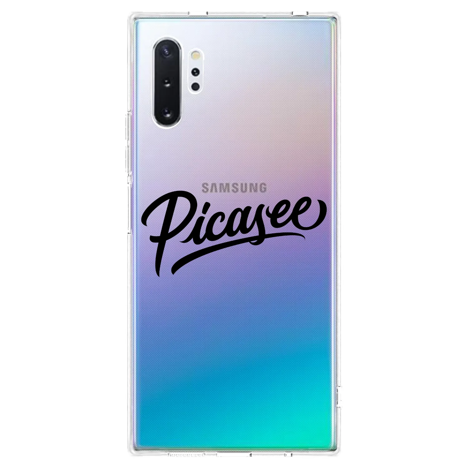 Picasee διαφανής θήκη σιλικόνης Samsung Galaxy Note 10+ N975F - Picasee - old logo - black
