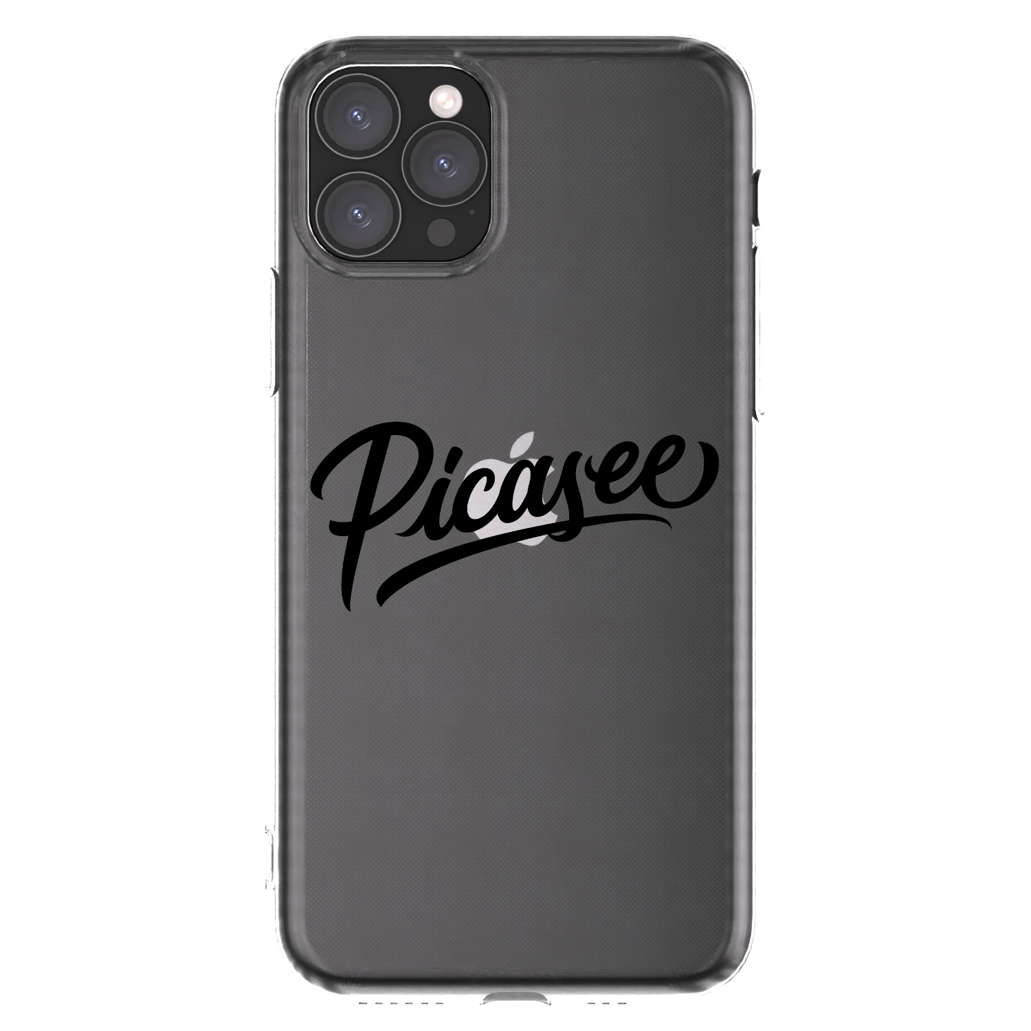 Picasee διαφανής θήκη σιλικόνης Apple iPhone 11 Pro - Picasee - old logo - black