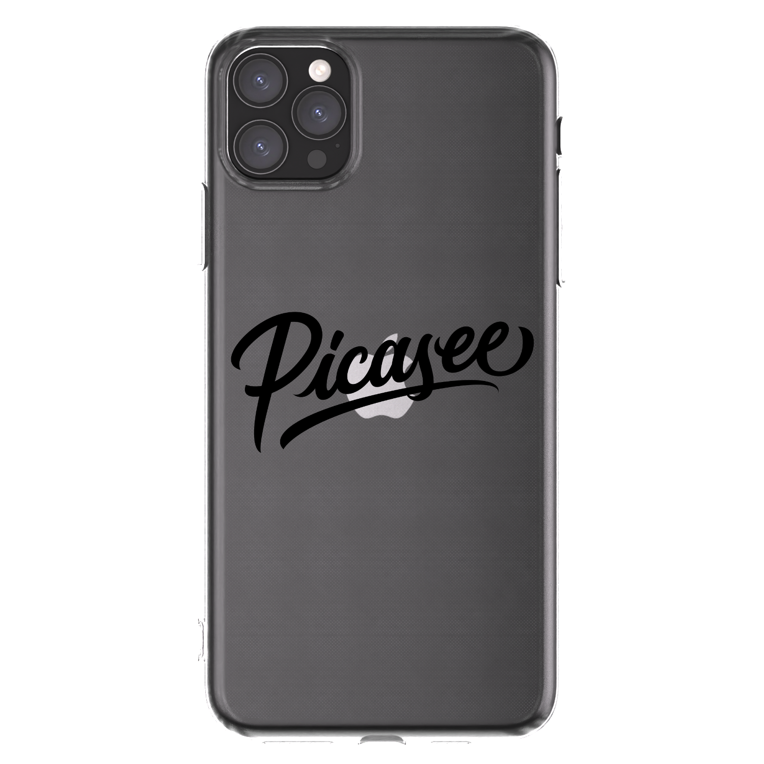 Picasee διαφανής θήκη σιλικόνης Apple iPhone 11 Pro Max - Picasee - old logo - black