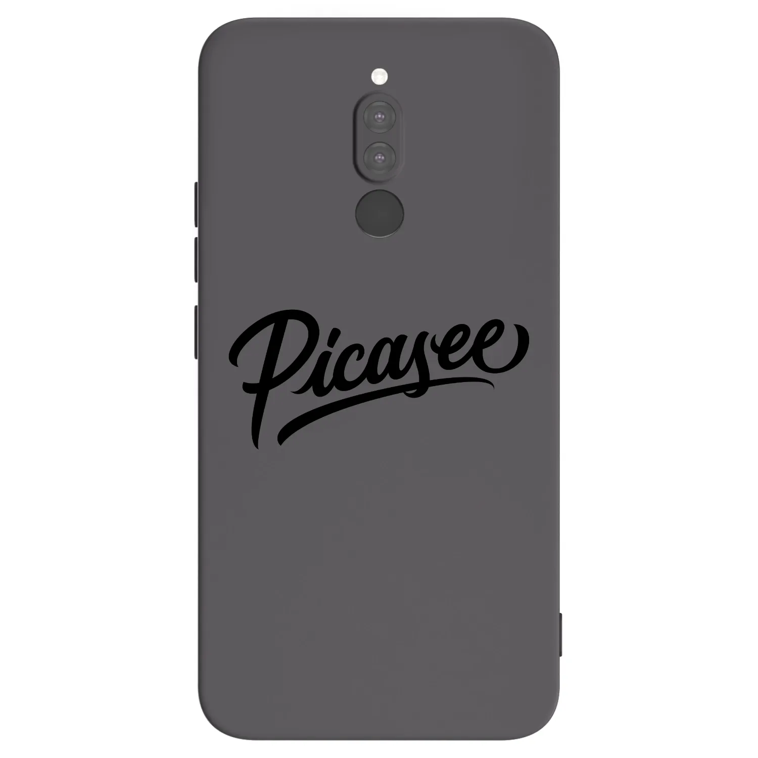 Picasee Μαύρη θήκη σιλικόνης για Xiaomi Redmi 8 - Picasee - old logo - black