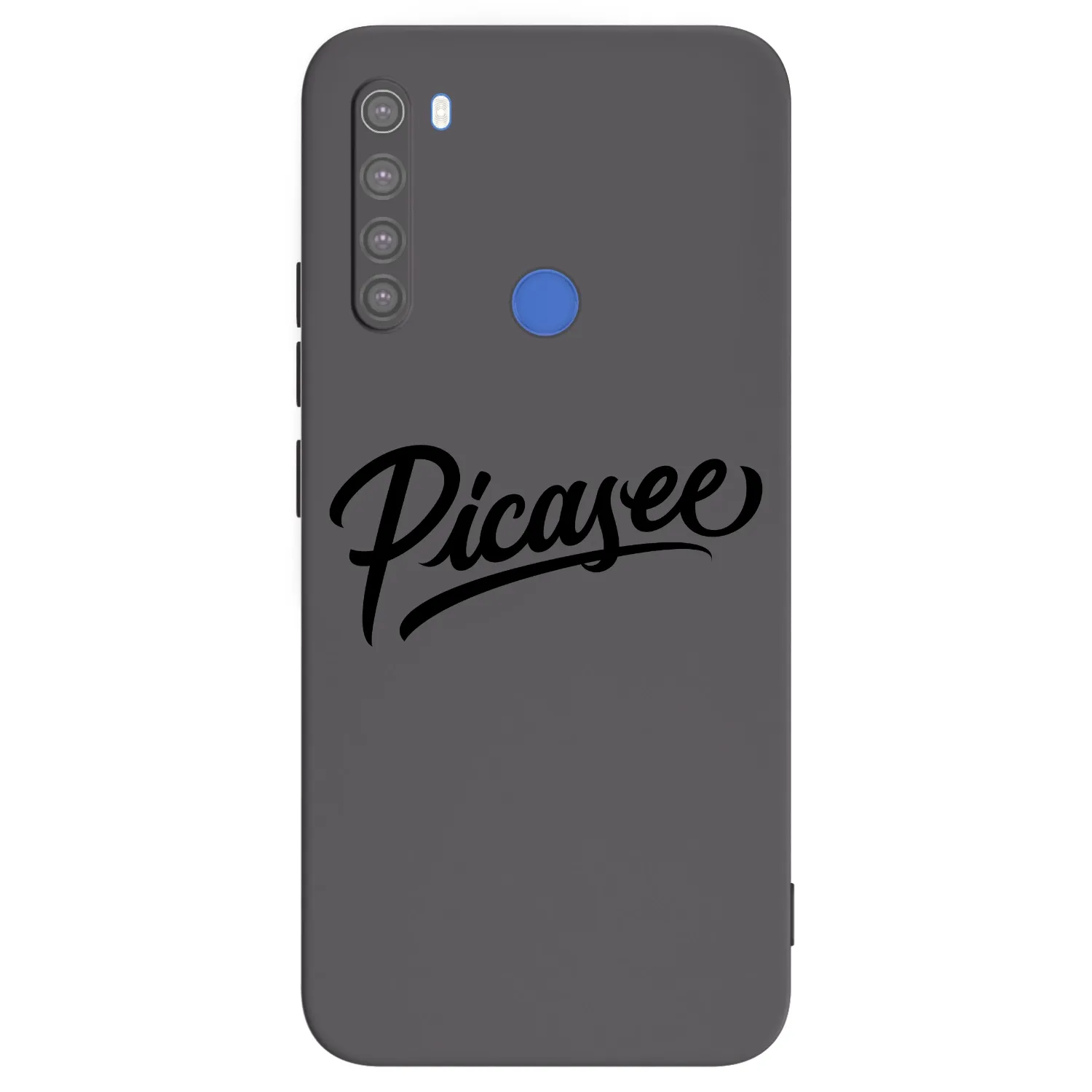 Picasee Μαύρη θήκη σιλικόνης για Xiaomi Redmi Note 8T - Picasee - old logo - black