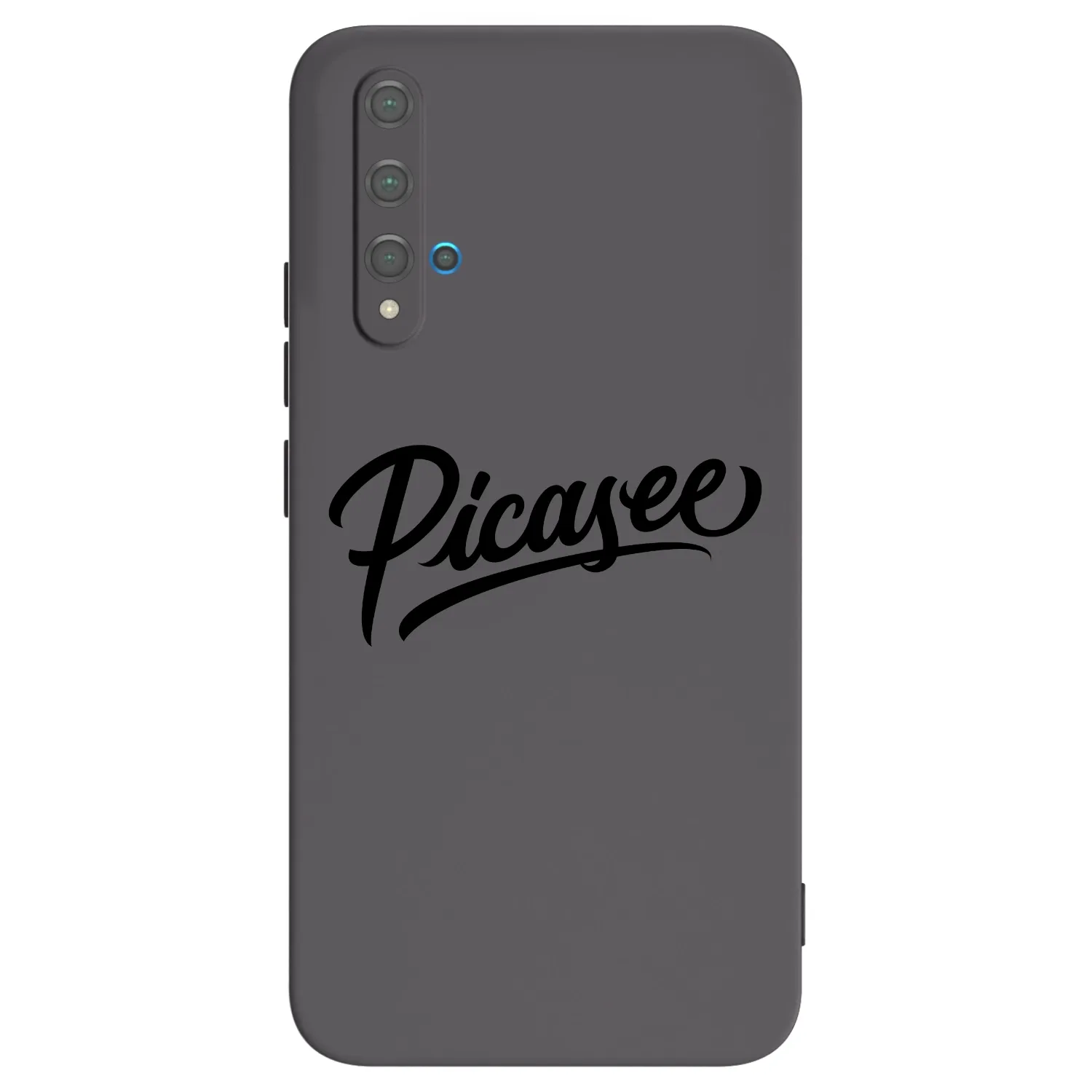 Picasee Μαύρη θήκη σιλικόνης για Huawei Nova 5T - Picasee - old logo - black