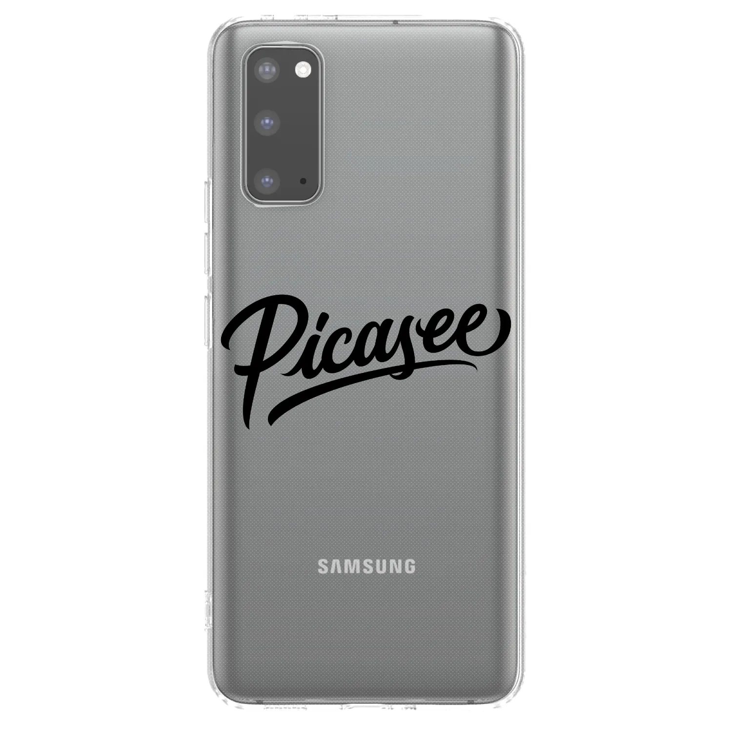 Picasee διαφανής θήκη σιλικόνης Samsung Galaxy S20 G980F - Picasee - old logo - black