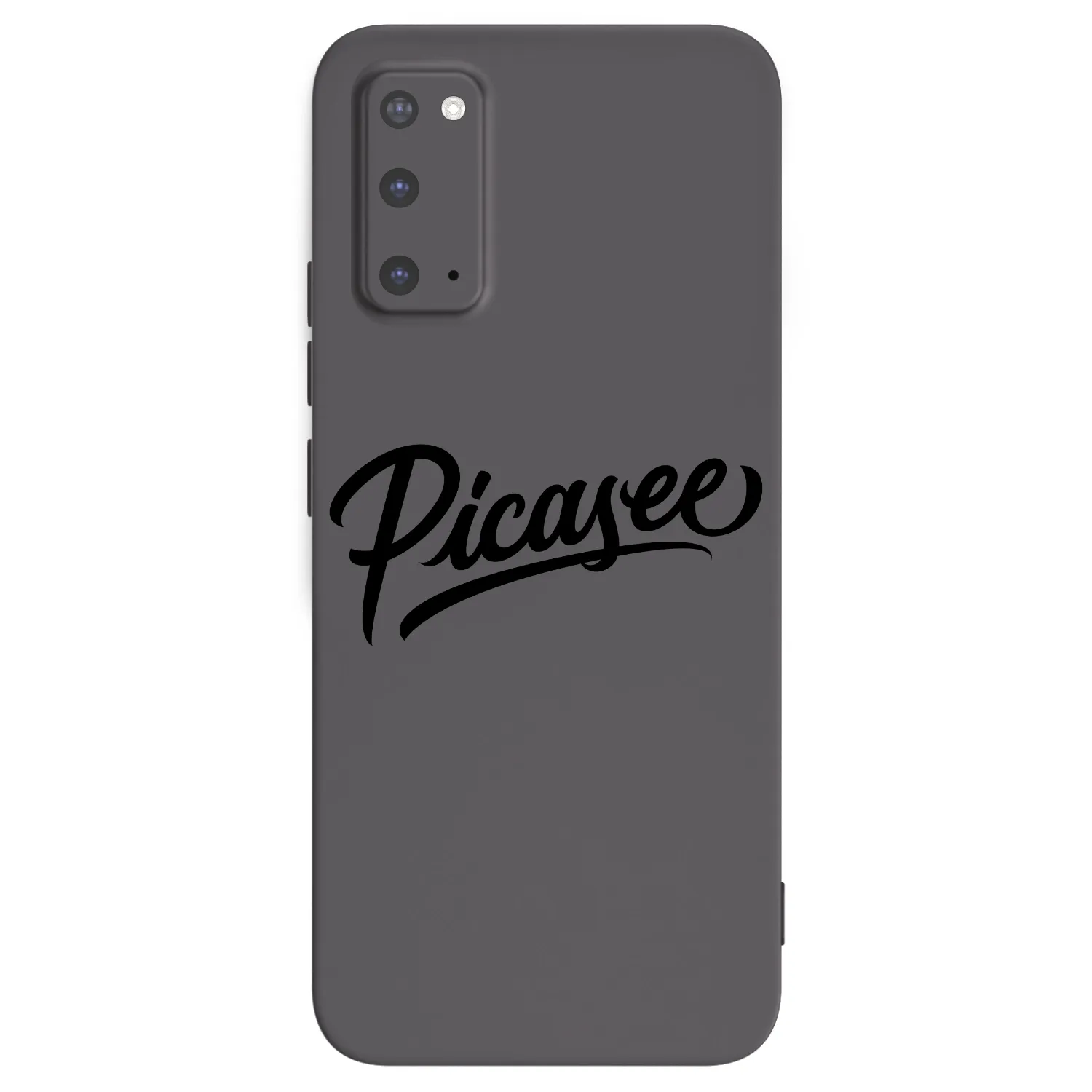 Picasee Μαύρη θήκη σιλικόνης για Samsung Galaxy S20 G980F - Picasee - old logo - black
