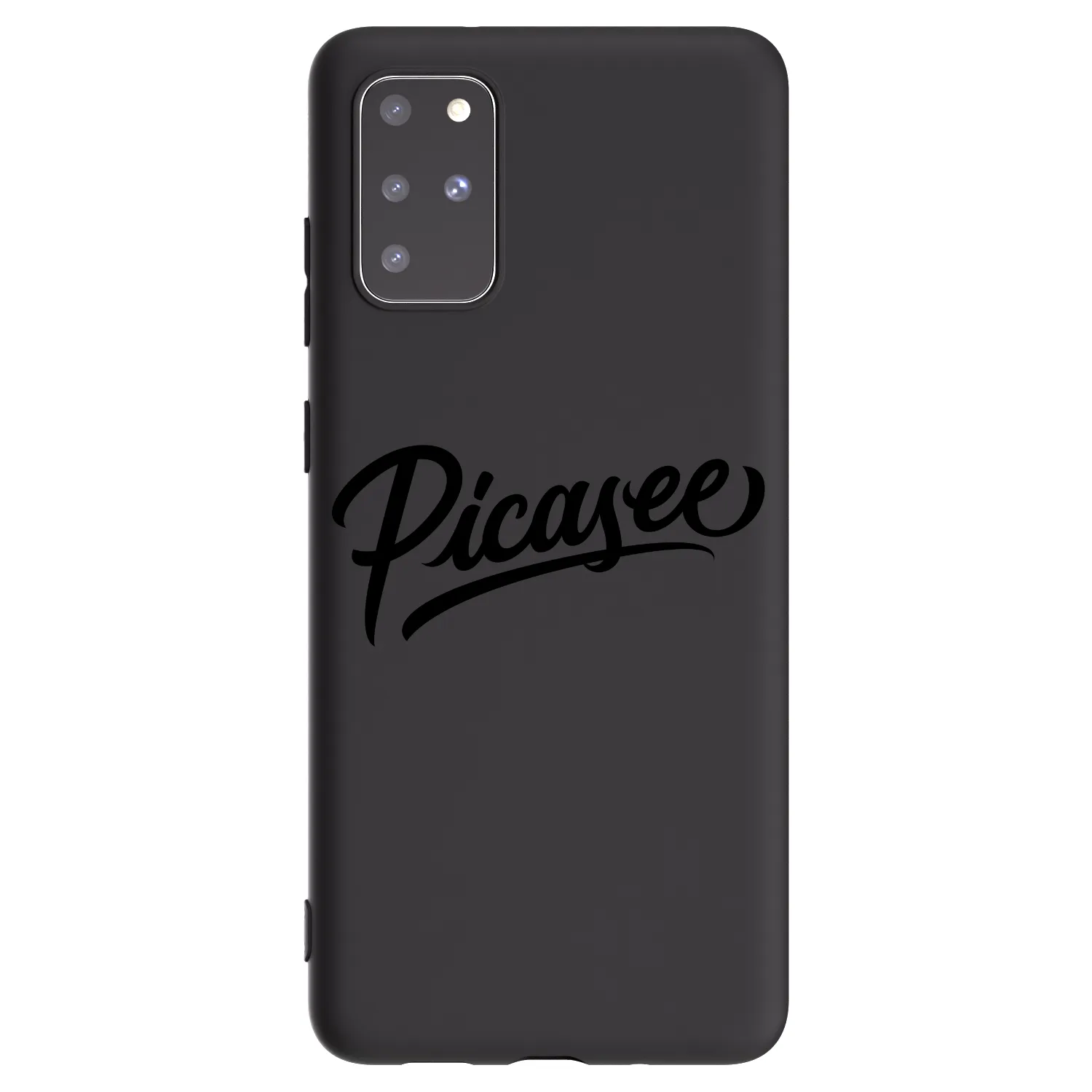 Picasee Μαύρη θήκη σιλικόνης για Samsung Galaxy S20+ G985F - Picasee - old logo - black