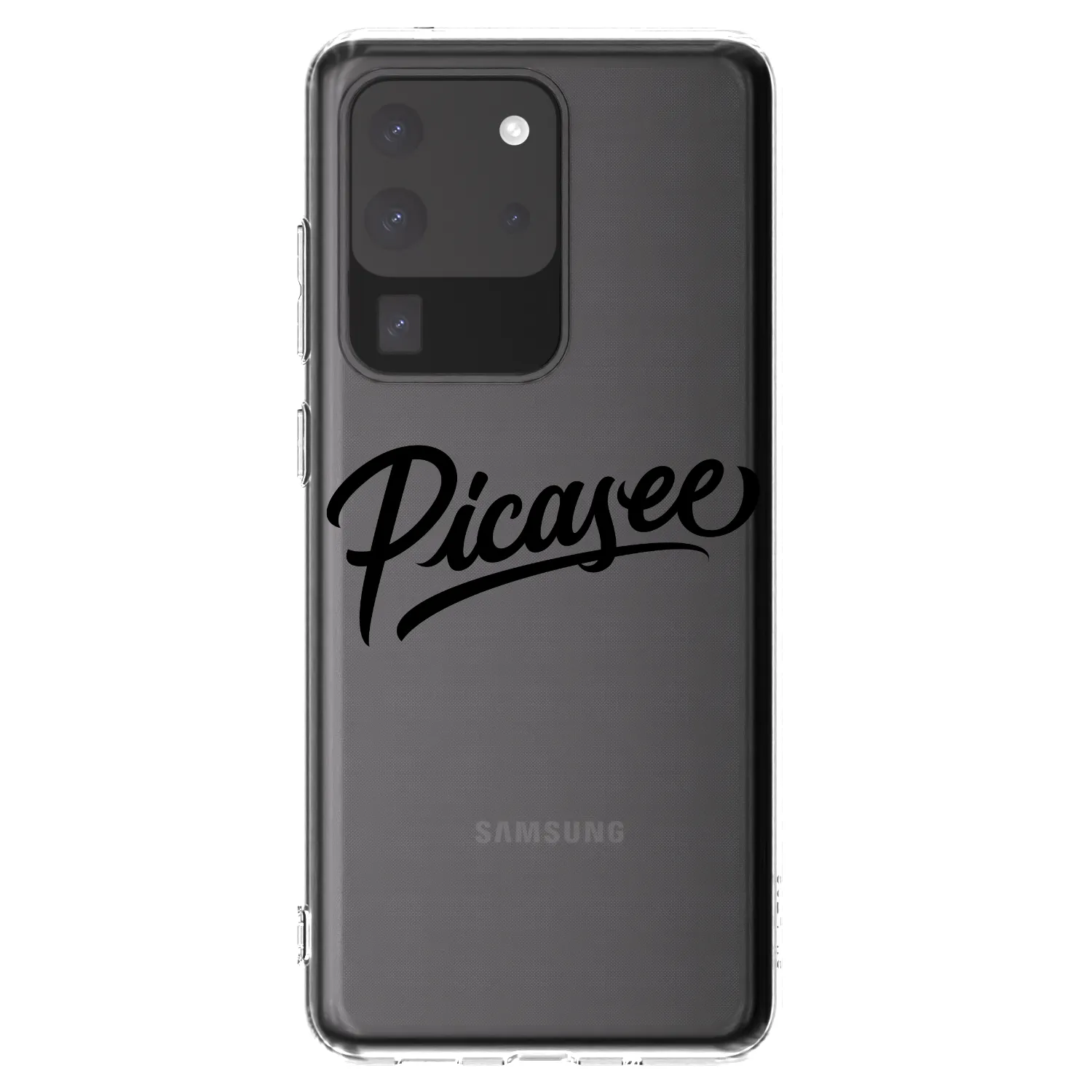 Picasee διαφανής θήκη σιλικόνης Samsung Galaxy S20 Ultra 5G G988F - Picasee - old logo - black