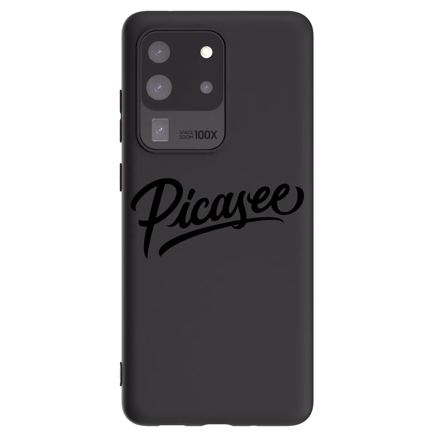 Picasee Μαύρη θήκη σιλικόνης για Samsung Galaxy S20 Ultra 5G G988F - Picasee - old logo - black