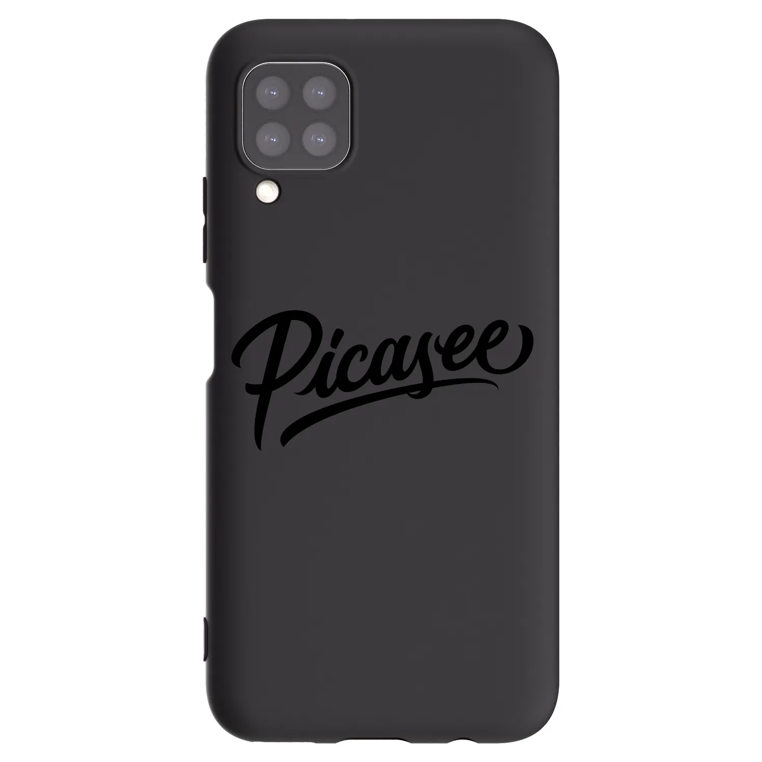 Picasee Μαύρη θήκη σιλικόνης για Huawei P40 Lite - Picasee - old logo - black