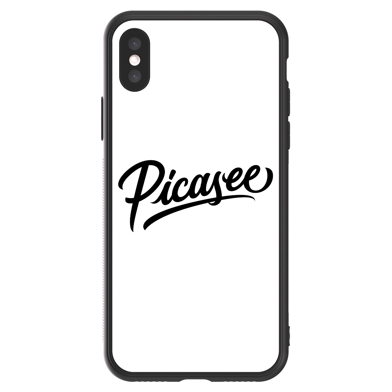 Picasee ULTIMATE CASE για Apple iPhone X/XS - Picasee - old logo - black