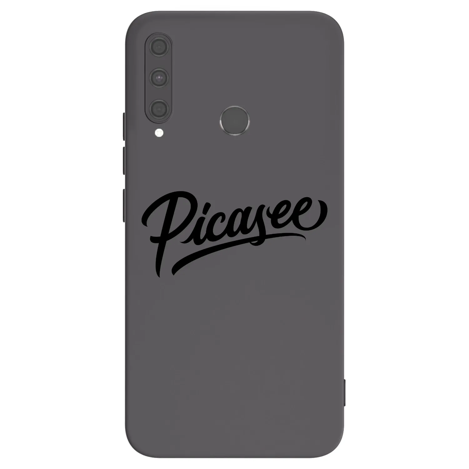 Picasee Μαύρη θήκη σιλικόνης για Huawei P40 Lite E - Picasee - old logo - black