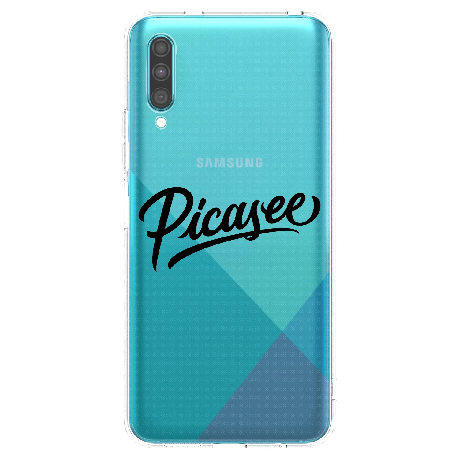 Picasee διαφανής θήκη σιλικόνης Samsung Galaxy A30s A307F - Picasee - old logo - black