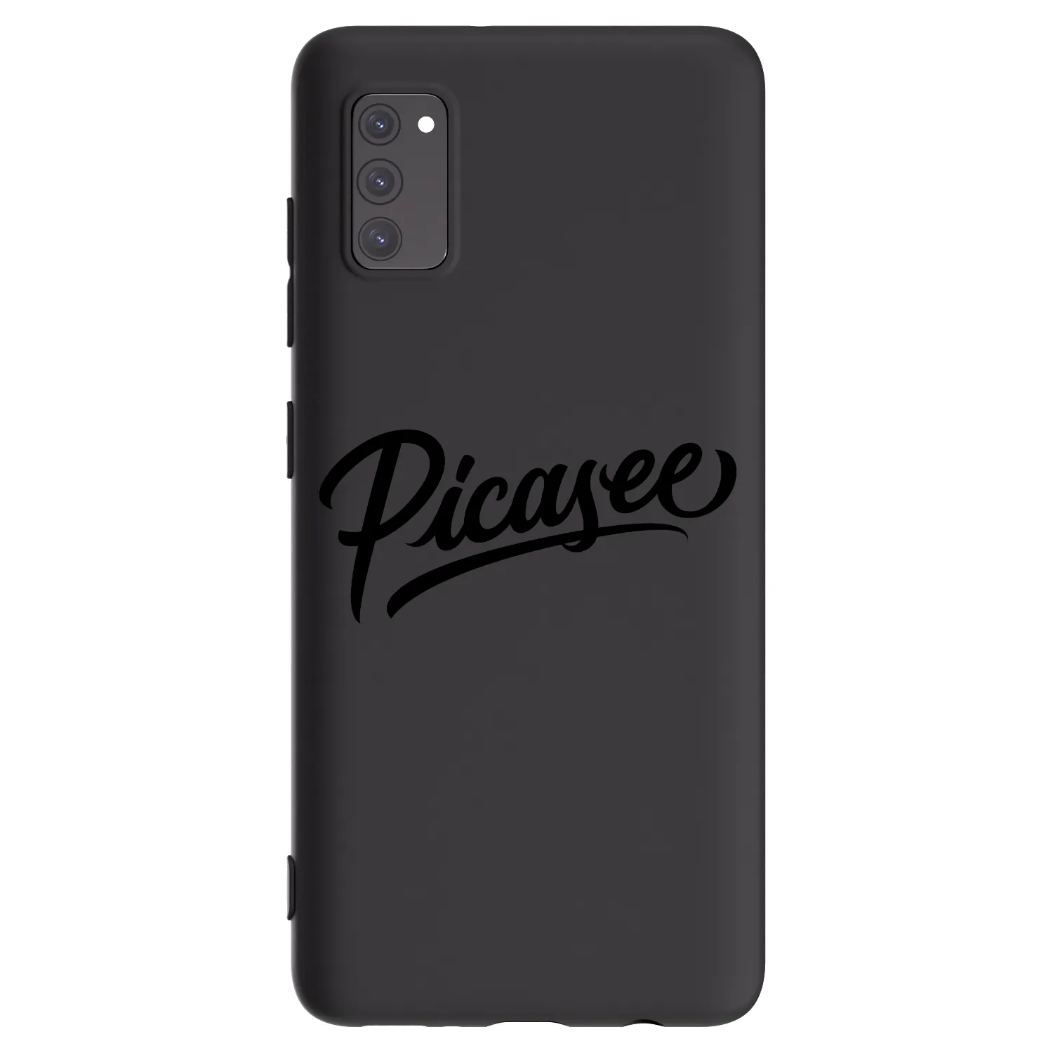 Picasee Μαύρη θήκη σιλικόνης για Samsung Galaxy A41 A415F - Picasee - old logo - black