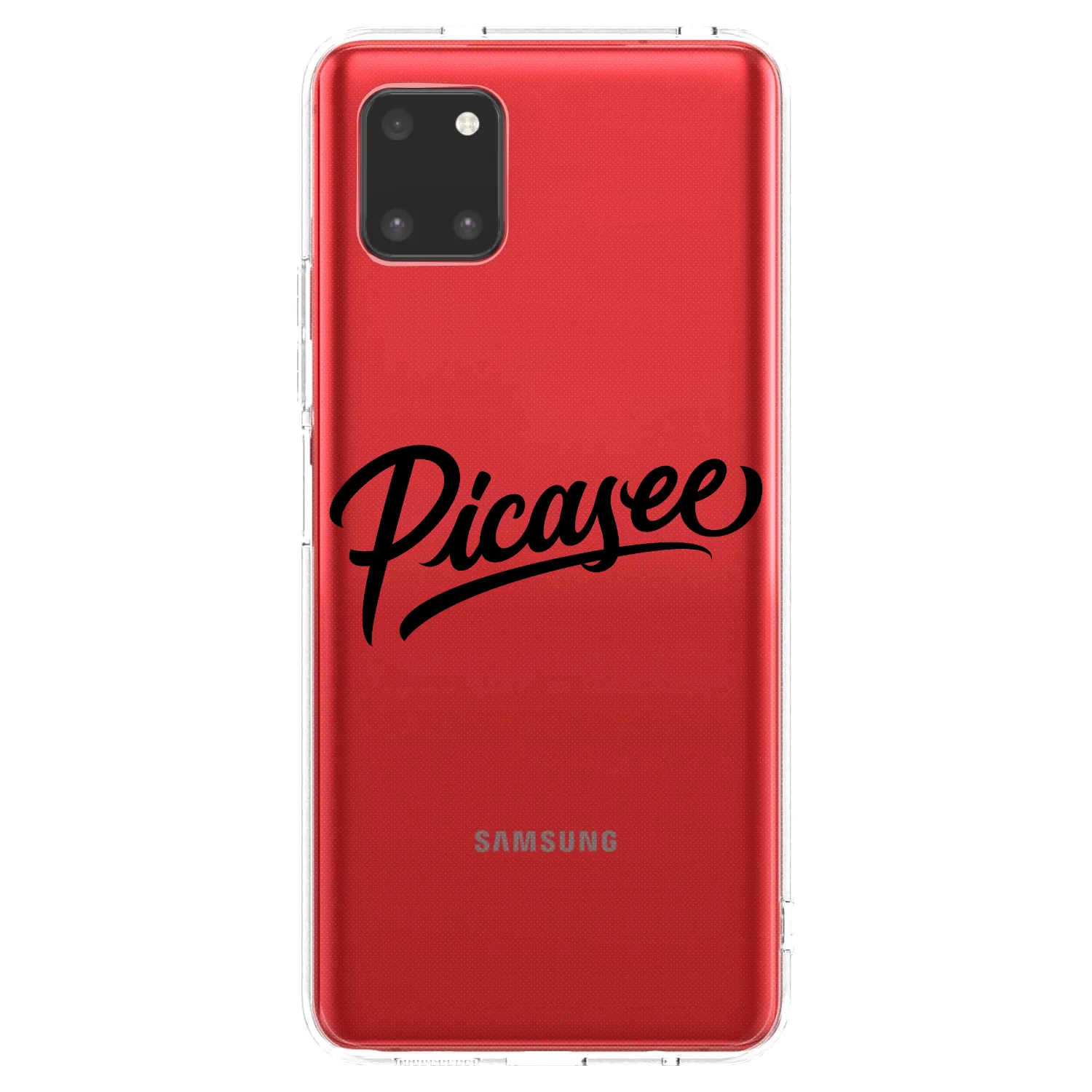 Picasee διαφανής θήκη σιλικόνης Samsung Galaxy Note 10 Lite N770F - Picasee - old logo - black
