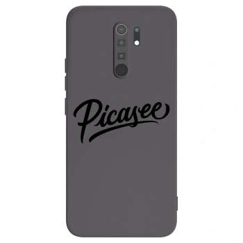 Picasee Μαύρη θήκη σιλικόνης για Xiaomi Redmi 9 - Picasee - old logo - black