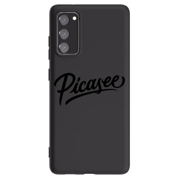 Picasee Μαύρη θήκη σιλικόνης για Samsung Galaxy S20 FE - Picasee - old logo - black