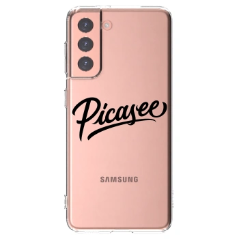 Picasee διαφανής θήκη σιλικόνης Samsung Galaxy S21 5G G991B - Picasee - old logo - black