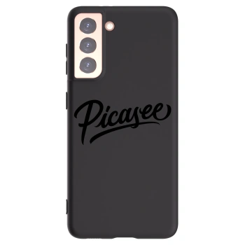 Picasee Μαύρη θήκη σιλικόνης για Samsung Galaxy S21 5G G991B - Picasee - old logo - black
