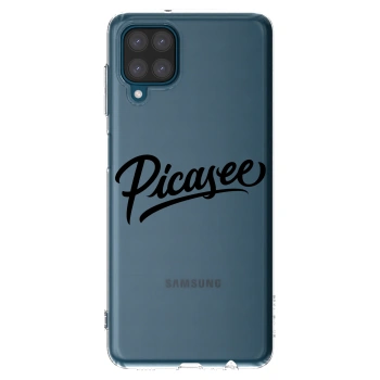Picasee διαφανής θήκη σιλικόνης Samsung Galaxy A12 A125F - Picasee - old logo - black