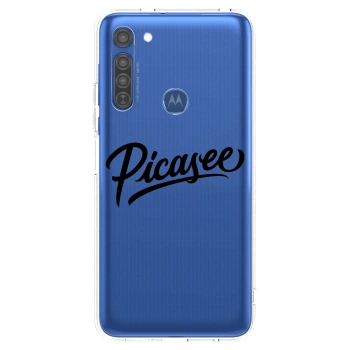 Θήκη για Motorola Moto G8 - Picasee - old logo - black