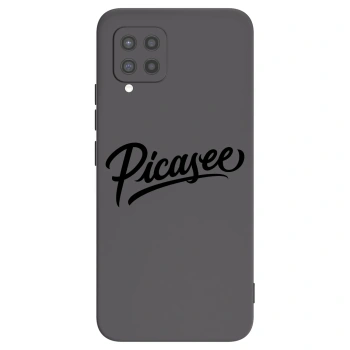Picasee Μαύρη θήκη σιλικόνης για Samsung Galaxy A42 A426B - Picasee - old logo - black