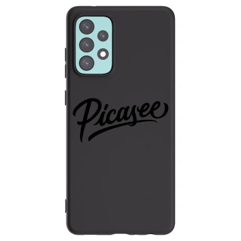 Picasee Μαύρη θήκη σιλικόνης για Samsung Galaxy A72 A725F - Picasee - old logo - black