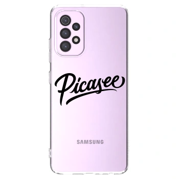 Picasee διαφανής θήκη σιλικόνης Samsung Galaxy A32 5G A326B - Picasee - old logo - black