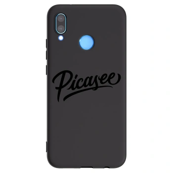 Picasee Μαύρη θήκη σιλικόνης για Huawei P20 Lite - Picasee - old logo - black