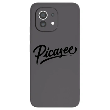Picasee Μαύρη θήκη σιλικόνης για Xiaomi Mi 11 - Picasee - old logo - black
