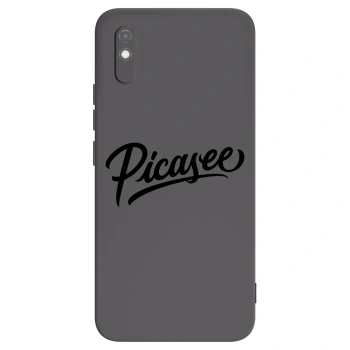 Picasee Μαύρη θήκη σιλικόνης για Xiaomi Redmi 9AT - Picasee - old logo - black