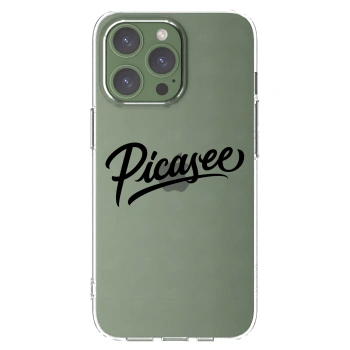 Picasee διαφανής θήκη σιλικόνης Apple iPhone 13 Pro - Picasee - old logo - black