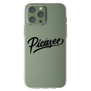 Picasee διαφανής θήκη σιλικόνης Apple iPhone 13 Pro Max - Picasee - old logo - black