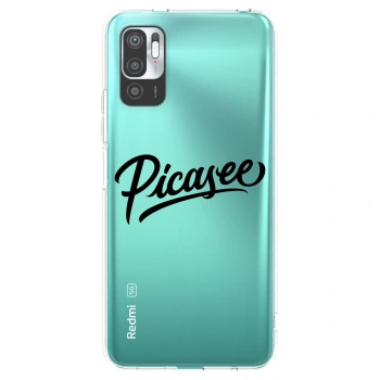 Picasee διαφανής θήκη σιλικόνης Xiaomi Redmi Note 10 5G - Picasee - old logo - black