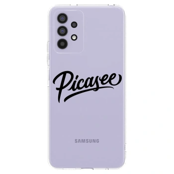 Picasee διαφανής θήκη σιλικόνης Samsung Galaxy A32 4G SM-A325F - Picasee - old logo - black