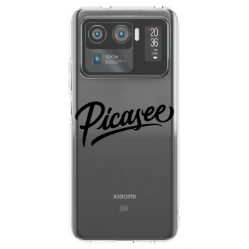 Picasee διαφανής θήκη σιλικόνης Xiaomi Mi 11 Ultra - Picasee - old logo - black